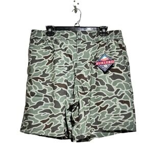 Burlebo Everyday Short Retro Duck Camo Grey Pocket XL New With Tags BLB029
